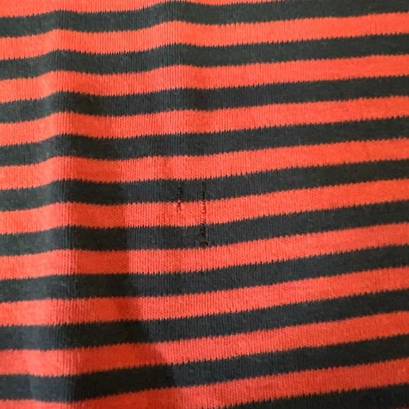 Brooks Brothers Purple Black Original Fit Striped Performance Polo Shirt Top L - Picture 3 of 4